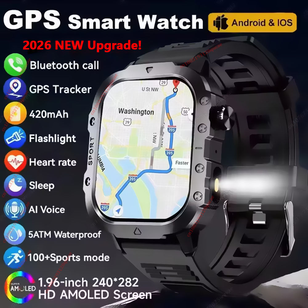 Phase Esports & Gaming Festival - 2026 새로운 SmartWatch 남성 여성용 군사