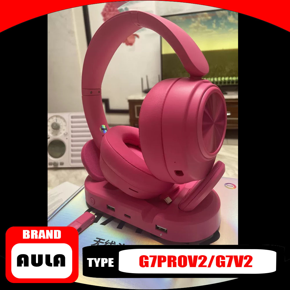 Video Gaming & Esports Usd Acc - AULA G7 Pro V2 오버이어 헤드폰,