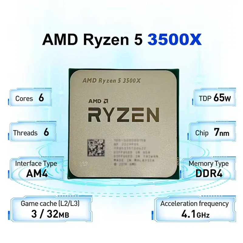 AMD 라이젠 5 3500X, 3.6GHz, 6코어,  - Esports Gaming Pc Build 리뷰 및 가격