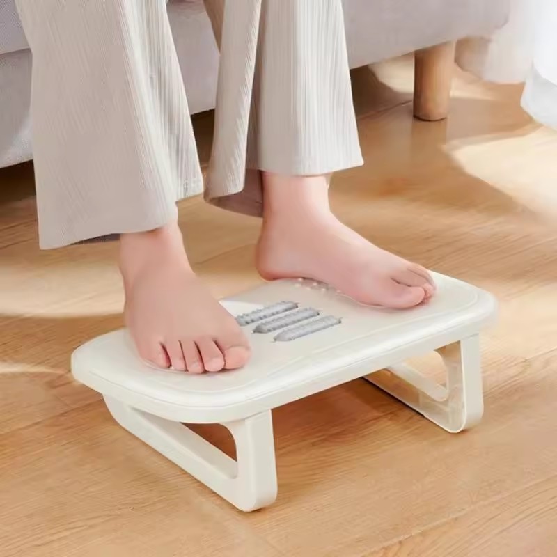 조절 가능한 높이의 책상 아래 발 받침대로, 마사지 롤 - Footrest Under Desk 리뷰 및 가격