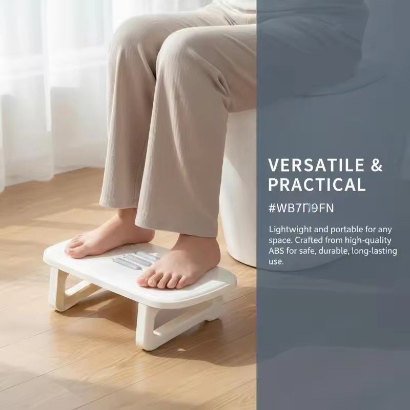 조절 가능한 높이의 책상 아래 발 받침대로, 마사지 롤 - Footrest Under Desk 리뷰 및 가격