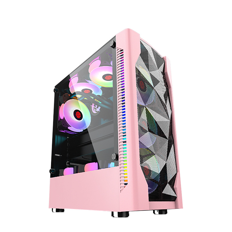 게이밍 PC 케이스, 강화 유리 측면 패널, 데스크톱  - Esports Gaming Pc Build 리뷰 및 가격