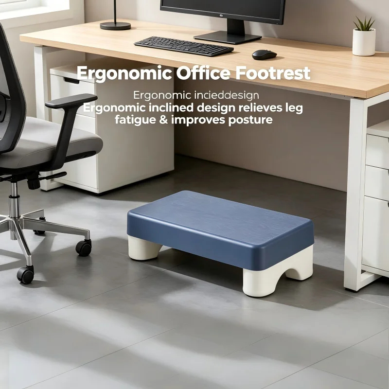 책상 아래 인체공학적 발 받침대 마사지 발판 조절 가능 - Footrest Under Desk 리뷰 및 가격